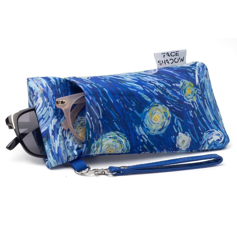 9210 Double Glasses Case Soft Eyeglass Case Squeeze Top Sunglasses Case